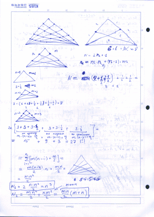 page from notebook
