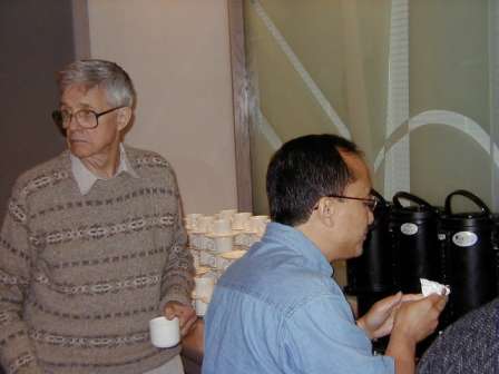 Ken Iverson and Roger Hui in Toronto at the J2000 conference